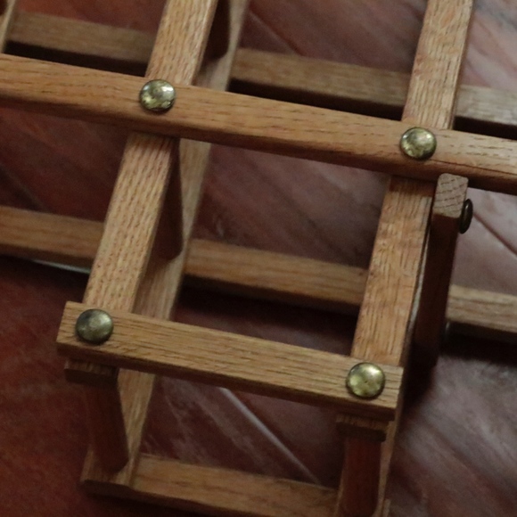 Solid wood Vintage wine bottle holder - Picture 4 of 8